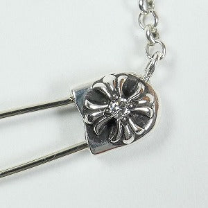 CHROME HEARTS クロム・ハーツ NKLC CHAIN SAFETY PIN CH+ SILVER P DMND 18I ネックレス 銀 Size 【フリー】 【新古品・未使用品】 20830726