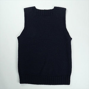 At Last ＆ Co アットラスト/BUTCHER PRODUCTS ブッチャープロダクツ RED CROSS KNIT VEST ベスト 紺 Size 【36】 【中古品-良い】 20830740