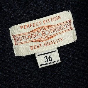 At Last ＆ Co アットラスト/BUTCHER PRODUCTS ブッチャープロダクツ RED CROSS KNIT VEST ベスト 紺 Size 【36】 【中古品-良い】 20830740