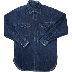 At Last ＆ Co アットラスト/BUTCHER PRODUCTS ブッチャープロダクツ DENIM WORK SHIRT 長袖シャツ インディゴ Size 【14.5】 【中古品-良い】 20830741