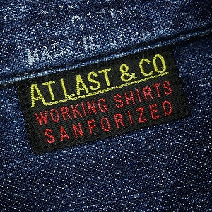 At Last ＆ Co アットラスト/BUTCHER PRODUCTS ブッチャープロダクツ DENIM WORK SHIRT 長袖シャツ インディゴ Size 【14.5】 【中古品-良い】 20830741