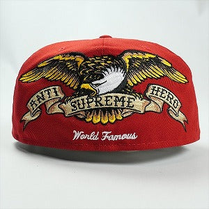 SUPREME シュプリーム ×ANTI HERO 25FW New Era Red キャップ 赤 Size 【7　1/4(S)】 【新古品・未使用品】 20830766