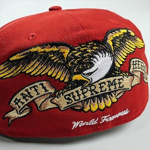 SUPREME シュプリーム ×ANTI HERO 25FW New Era Red キャップ 赤 Size 【7　1/4(S)】 【新古品・未使用品】 20830766