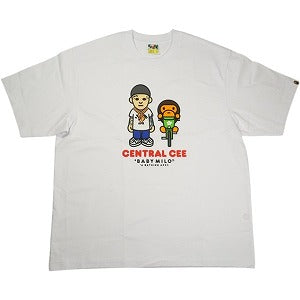A BATHING APE ア ベイシング エイプ ×SPOTIFY BY CENTRAL CEE 25AW BABY MILO RELAXED TEE WHITE Tシャツ 白 Size 【L】 【新古品・未使用品】 20830804