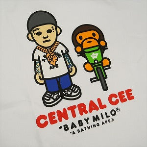 A BATHING APE ア ベイシング エイプ ×SPOTIFY BY CENTRAL CEE 25AW BABY MILO RELAXED TEE WHITE Tシャツ 白 Size 【L】 【新古品・未使用品】 20830804