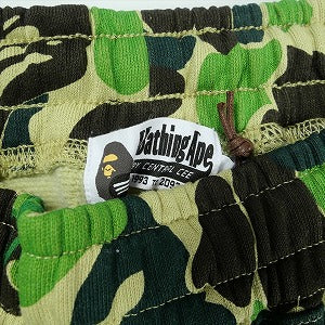 A BATHING APE ア ベイシング エイプ ×SPOTIFY BY CENTRAL CEE 25AW CAMO RELAXED FIT SWEATPANTS スウェットパンツ 緑 Size 【XL】 【新古品・未使用品】 20830810