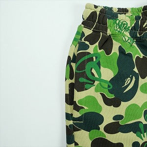 A BATHING APE ア ベイシング エイプ ×SPOTIFY BY CENTRAL CEE 25AW CAMO RELAXED FIT SWEATPANTS スウェットパンツ 緑 Size 【XL】 【新古品・未使用品】 20830810
