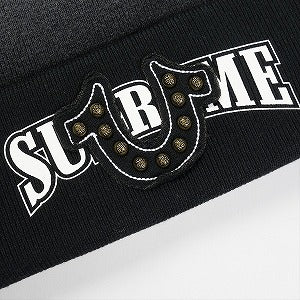 SUPREME シュプリーム ×True Religion 25FW Beanie Black ビーニー 黒 Size 【フリー】 【新古品・未使用品】 20830815