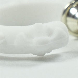 CHROME HEARTS クロム・ハーツ CH Cross SINGLE Hoop Earring WHITE ピアス 白 Size 【フリー】 【新古品・未使用品】 20830818