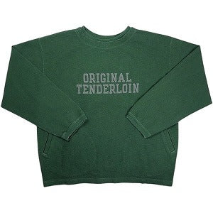 TENDERLOIN テンダーロイン MOSS STITCH SWEAT GREEN クルーネックスウェット 緑 Size 【L】 【中古品-非常に良い】 20830829