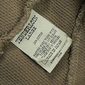 TENDERLOIN テンダーロイン MOSS STITCH SWEAT KHAKI クルーネックスウェット カーキ Size 【L】 【中古品-良い】 20830830