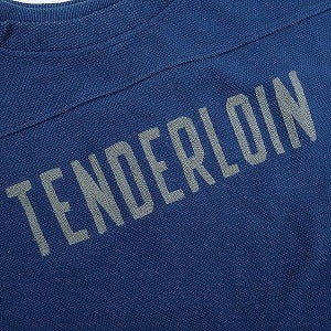 TENDERLOIN テンダーロイン MOSS STITCH NFL BLUE フットボールトップ 青 Size 【L】 【中古品-非常に良い】 20830832