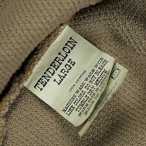 TENDERLOIN テンダーロイン MOSS STITCH NFL KHAKI フットボールトップ カーキ Size 【L】 【中古品-非常に良い】 20830833
