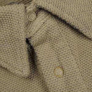 TENDERLOIN テンダーロイン MOSS STITCH 3/4 POLO KHAKI ポロシャツ カーキ Size 【L】 【中古品-非常に良い】 20830836