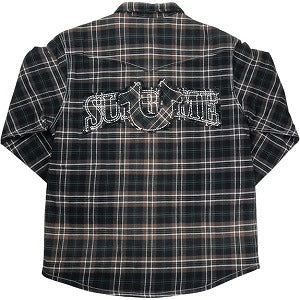 SUPREME シュプリーム ×True Religion 25FW Quilted Lined Plaid Flannel Shirt Black 長袖シャツ 黒 Size 【M】 【新古品・未使用品】 20830860