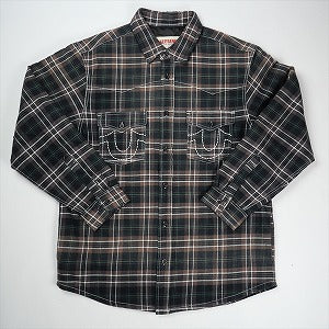 SUPREME シュプリーム ×True Religion 25FW Quilted Lined Plaid Flannel Shirt Black 長袖シャツ 黒 Size 【M】 【新古品・未使用品】 20830860
