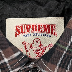SUPREME シュプリーム ×True Religion 25FW Quilted Lined Plaid Flannel Shirt Black 長袖シャツ 黒 Size 【M】 【新古品・未使用品】 20830860