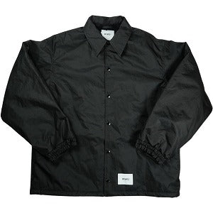WTAPS ダブルタップス 24AW NYLON OXFORD JACKET Black 242TQDT-JKM01 コーチジャケット 黒 Size 【XL】 【新古品・未使用品】 20830866