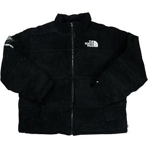 SUPREME シュプリーム ×THE NORTH FACE 23AW Suede Nuptse Jacket Black ダウンジャケット 黒 Size 【XL】 【中古品-ほぼ新品】 20830869