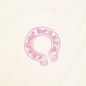 CHROME HEARTS クロム・ハーツ HORSESHOE L/S TEE WHITE/PINK ロンT 白 Size 【L】 【新古品・未使用品】 20830894