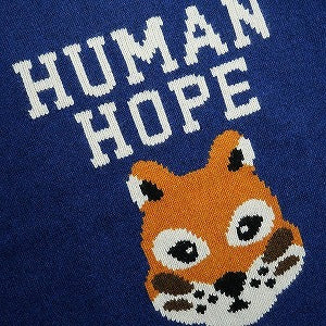 HUMAN MADE ヒューマンメイド ×j-hope 25AW HUMAN HOPE LOW GAUGE KNIT NAVY XX30CS003 ニットセーター 紺 Size 【XL】 【新古品・未使用品】 20830904