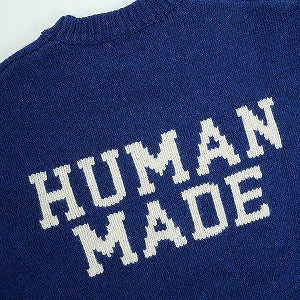 HUMAN MADE ヒューマンメイド ×j-hope 25AW HUMAN HOPE LOW GAUGE KNIT NAVY XX30CS003 ニットセーター 紺 Size 【XL】 【新古品・未使用品】 20830904