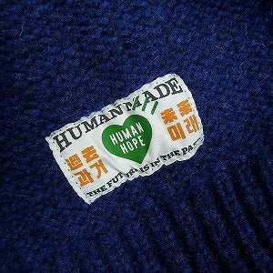 HUMAN MADE ヒューマンメイド ×j-hope 25AW HUMAN HOPE LOW GAUGE KNIT NAVY XX30CS003 ニットセーター 紺 Size 【XL】 【新古品・未使用品】 20830904