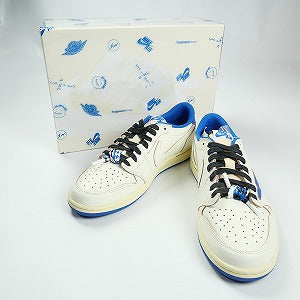 NIKE ナイキ ×TRAVIS SCOTT×Fragment Design AIR JORDAN 1 LOW OG SP DM7866-104 スニーカー 白青 Size 【27.0cm】 【新古品・未使用品】 20830938