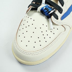 NIKE ナイキ ×TRAVIS SCOTT×Fragment Design AIR JORDAN 1 LOW OG SP DM7866-104 スニーカー 白青 Size 【27.5cm】 【新古品・未使用品】 20830940
