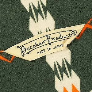 At Last ＆ Co アットラスト/BUTCHER PRODUCTS ブッチャープロダクツ FLANNEL SHIRT PRINTED GREEN 長袖シャツ 緑 Size 【15.5】 【中古品-良い】 20830959