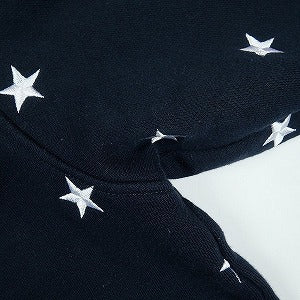 SUPREME シュプリーム 09AW Star Zip Up Hoodie スター柄刺繍ジップパーカー 紺 Size 【M】 【中古品-良い】 20830969