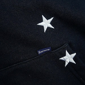 SUPREME シュプリーム 09AW Star Zip Up Hoodie スター柄刺繍ジップパーカー 紺 Size 【M】 【中古品-良い】 20830969