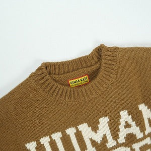 HUMAN MADE ヒューマンメイド ×j-hope 25AW HUMAN HOPE LOW GAUGE KNIT BROWN XX30CS003 ニットセーター 茶 Size 【XXL】 【新古品・未使用品】 20830988