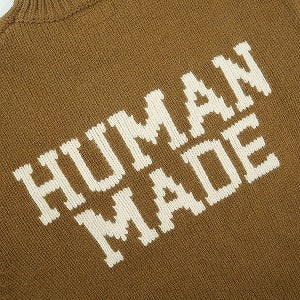 HUMAN MADE ヒューマンメイド ×j-hope 25AW HUMAN HOPE LOW GAUGE KNIT BROWN XX30CS003 ニットセーター 茶 Size 【XXL】 【新古品・未使用品】 20830988