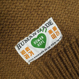 HUMAN MADE ヒューマンメイド ×j-hope 25AW HUMAN HOPE LOW GAUGE KNIT BROWN XX30CS003 ニットセーター 茶 Size 【XXL】 【新古品・未使用品】 20830988