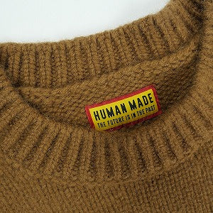 HUMAN MADE ヒューマンメイド ×j-hope 25AW HUMAN HOPE LOW GAUGE KNIT BROWN XX30CS003 ニットセーター 茶 Size 【XL】 【新古品・未使用品】 20830989