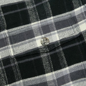 CHROME HEARTS クロム・ハーツ MULLET HEAD SHIRT BLK/GRY/WHT シャツジャケット 黒灰 Size 【L】 【新古品・未使用品】 20831025