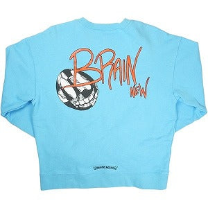 CHROME HEARTS クロム・ハーツ MATTY BOY PPO BRAIN NEW CREW BLUE ME クルーネックスウェット 水色 Size 【M】 【中古品-良い】 20831041