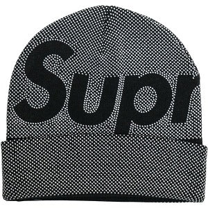 SUPREME シュプリーム 25FW Studded Knockout Big Logo Beanie Black ビーニー 黒 Size 【フリー】 【新古品・未使用品】 20831078