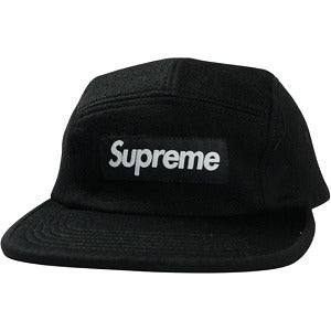 SUPREME シュプリーム 25FW Wool Camp Cap Black キャンプキャップ 黒