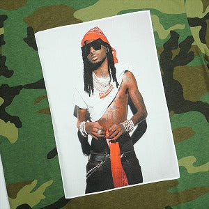 SUPREME シュプリーム 25FW Playboi Carti Tee Woodland Camo Tシャツ 緑 Size 【L】 【新古品・未使用品】 20831204