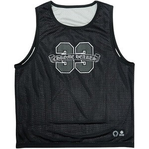 CHROME HEARTS クロム・ハーツ BSKTBL JERSEY MESH TANK TOP BLACK メッシュタンクトップ 黒 Size 【M】 【新古品・未使用品】 20831231