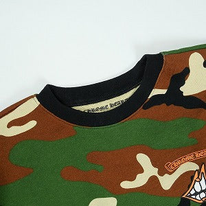 CHROME HEARTS クロム・ハーツ ×MATTY BOY PPO CAUTION CREWNECK CAMO クルーネックスウェット 緑 Size 【L】 【新古品・未使用品】 20831235
