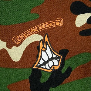 CHROME HEARTS クロム・ハーツ ×MATTY BOY PPO CAUTION CREWNECK CAMO クルーネックスウェット 緑 Size 【L】 【新古品・未使用品】 20831235