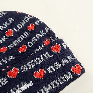 SUPREME シュプリーム 24AW Hearts Beanie Navy ビーニー 紺 Size 【フリー】 【新古品・未使用品】 20831239