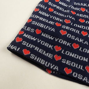 SUPREME シュプリーム 24AW Hearts Beanie Navy ビーニー 紺 Size 【フリー】 【新古品・未使用品】 20831239