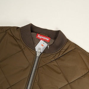 SUPREME シュプリーム 24AW AOI Quilted Work Jacket Brown ジャケット 茶 Size 【L】 【新古品・未使用品】 20831245