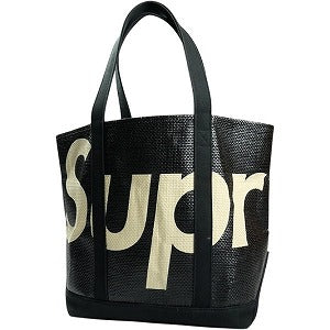 SUPREME Raffia Tote Bag トートバッグ 20SS SUPREME シュプリーム 20SS Raffia Tote Black トートバッグ 黒 Size