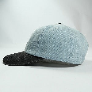 SUPREME シュプリーム 25FW Pigment Coated 2-Tone S Logo 6-Panel Denim キャップ インディゴ Size 【フリー】 【新古品・未使用品】 20831282