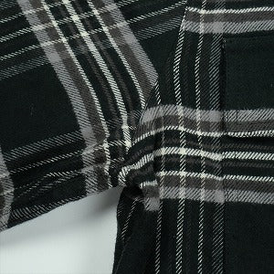 CHROME HEARTS クロム・ハーツ Y NOT CROSS BALL BUTTON CHECK SHIRT BLACK 長袖シャツ 黒 Size 【L】 【新古品・未使用品】 20831285